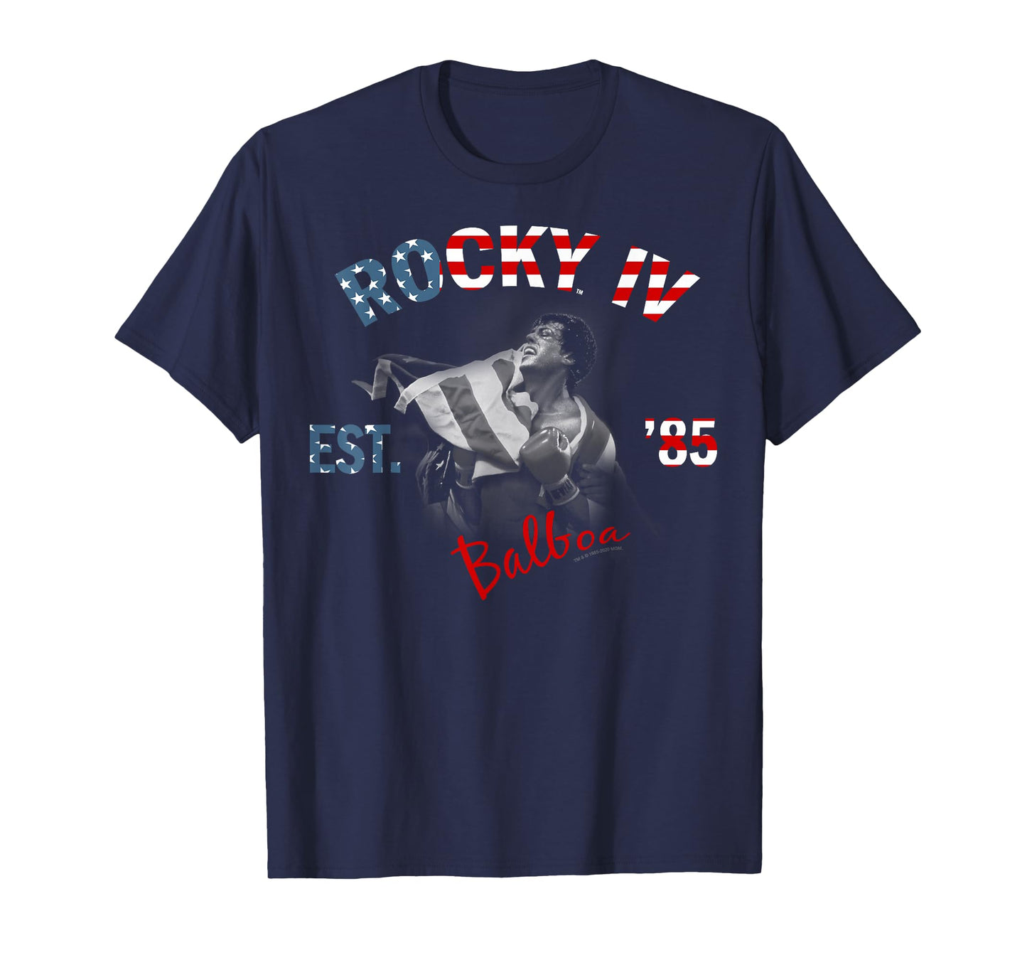 Rocky IV Est. '85 American Flag Fill T-Shirt
