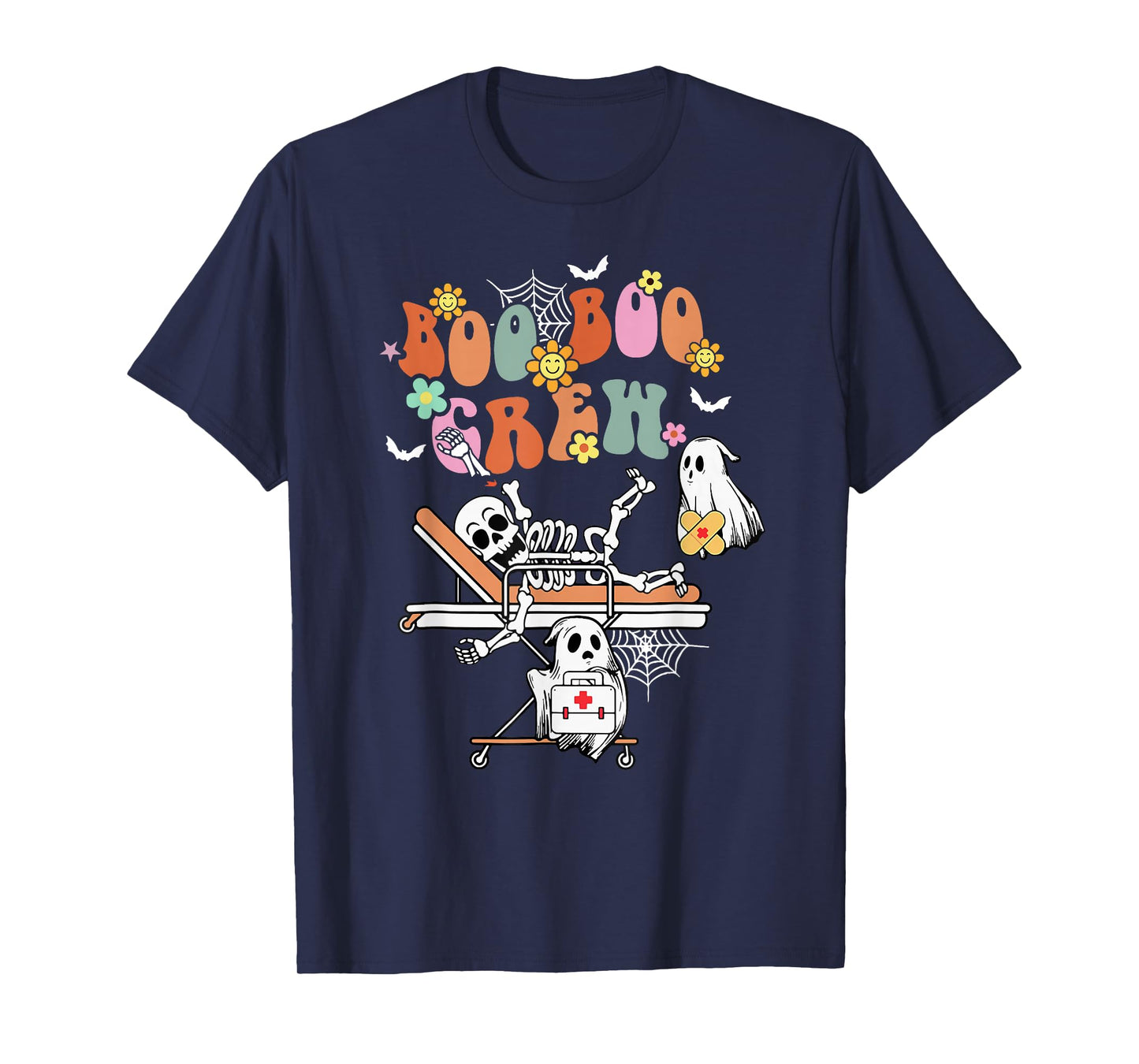 Boo Boo Crew Ghost Halloween Nurse T-Shirt