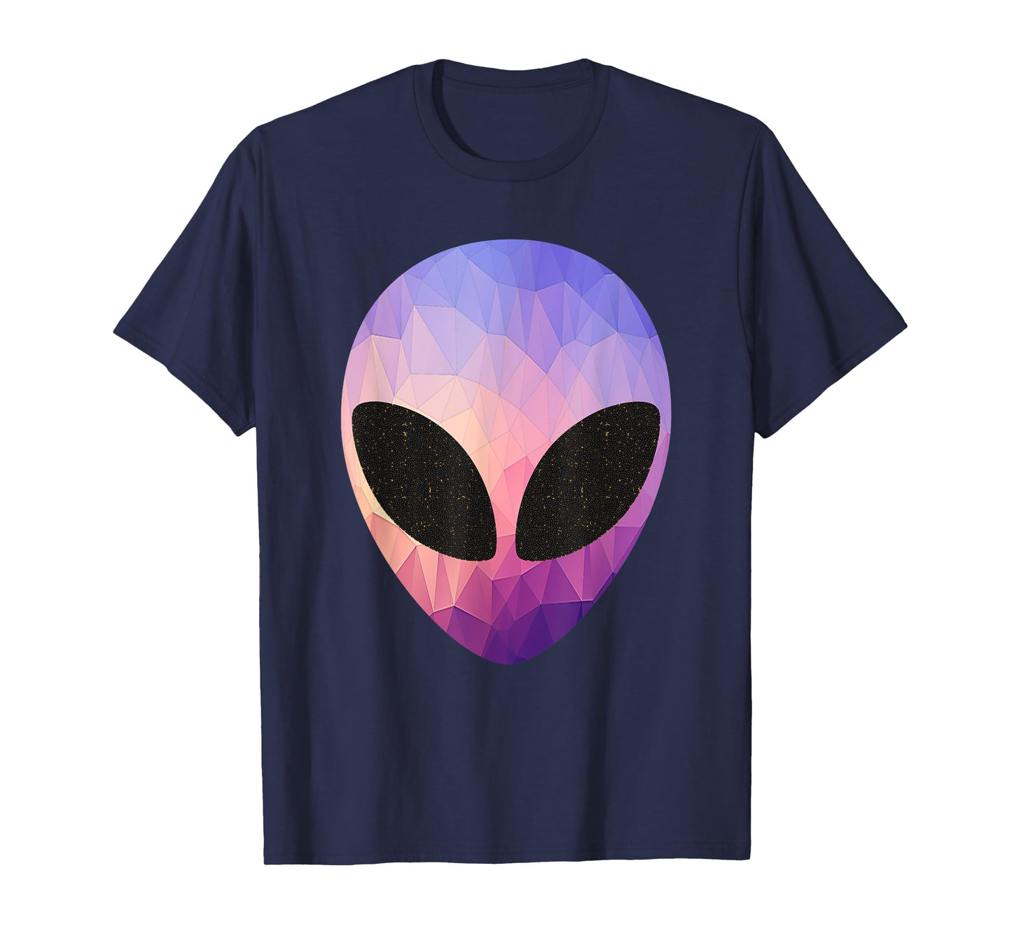 Alien Head Design Colorful Alien Rave Apparel Believe Ufo T-Shirt