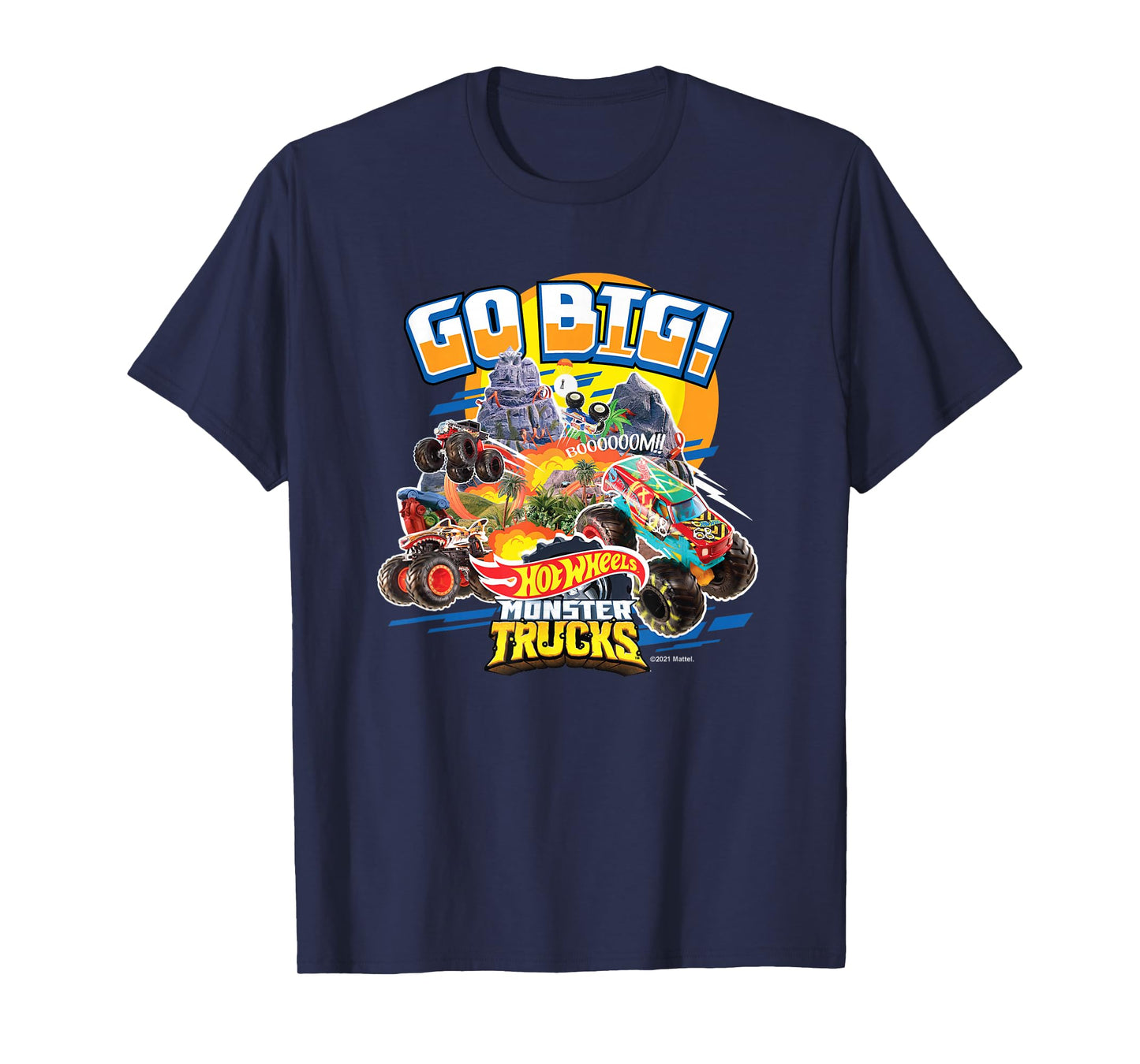 Hot Wheels - Monster Trucks Go Big T-Shirt