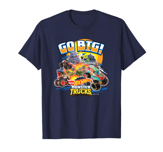 Hot Wheels - Monster Trucks Go Big T-Shirt