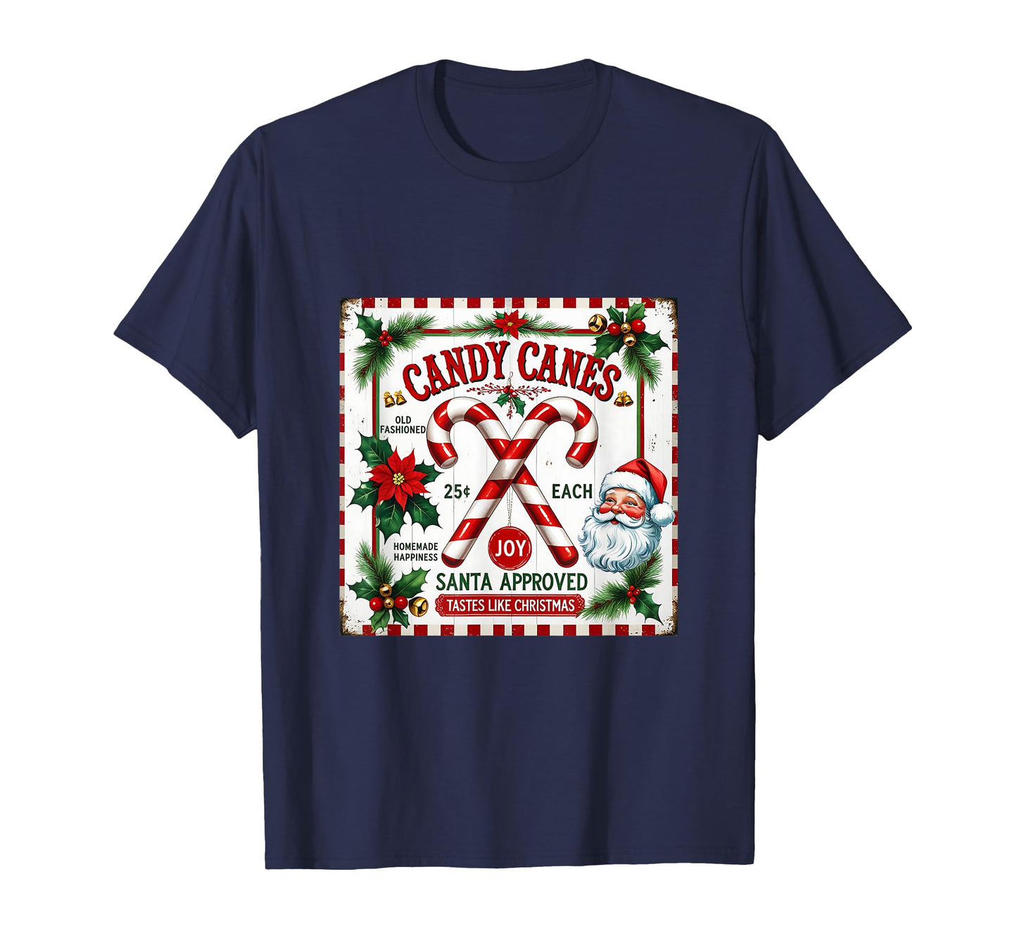 Christmas Old Fashioned Candy Company Handmade Nostalgic T-Shirt