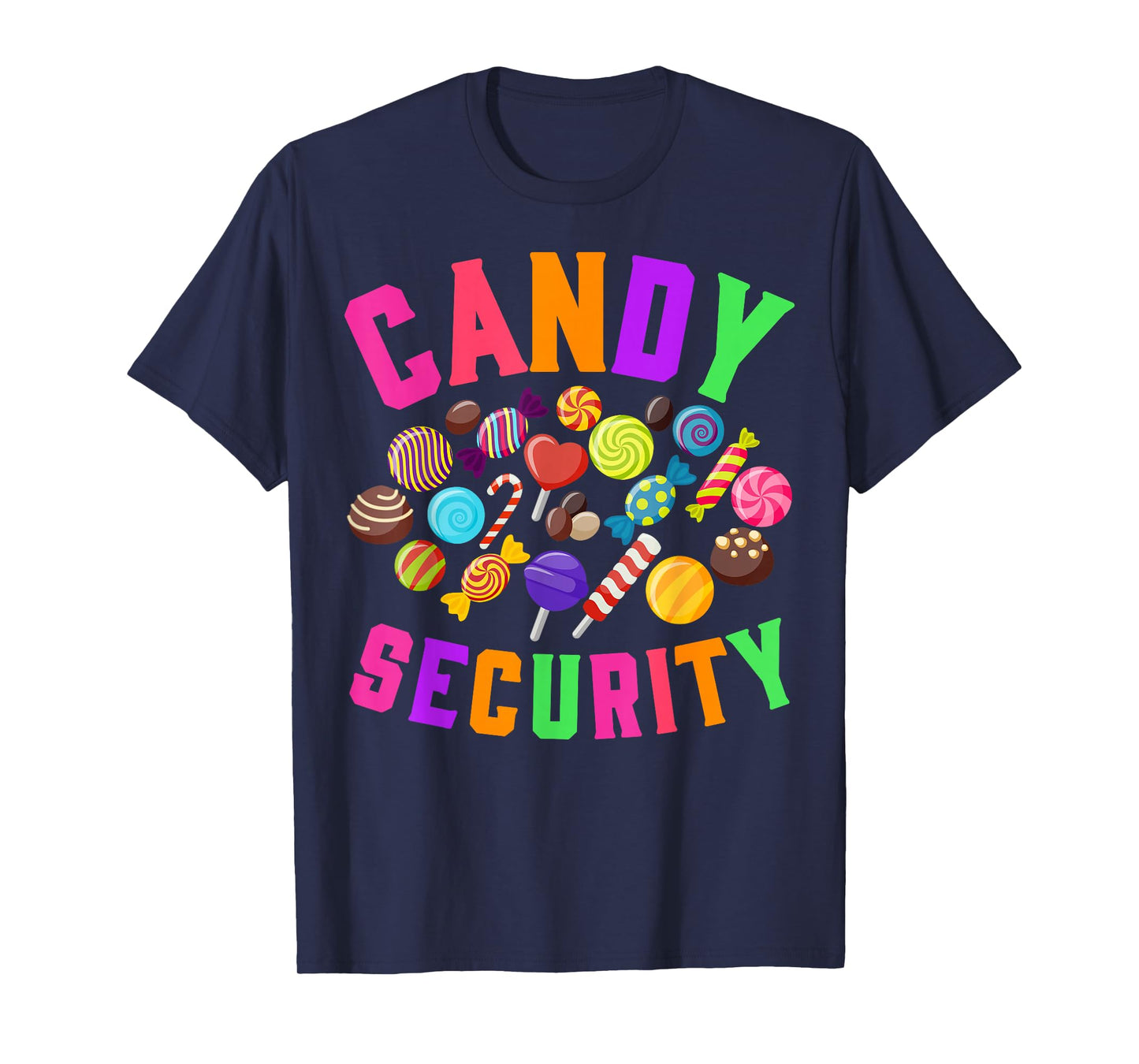 Candy Security Funny Halloween Costume Party T-Shirt