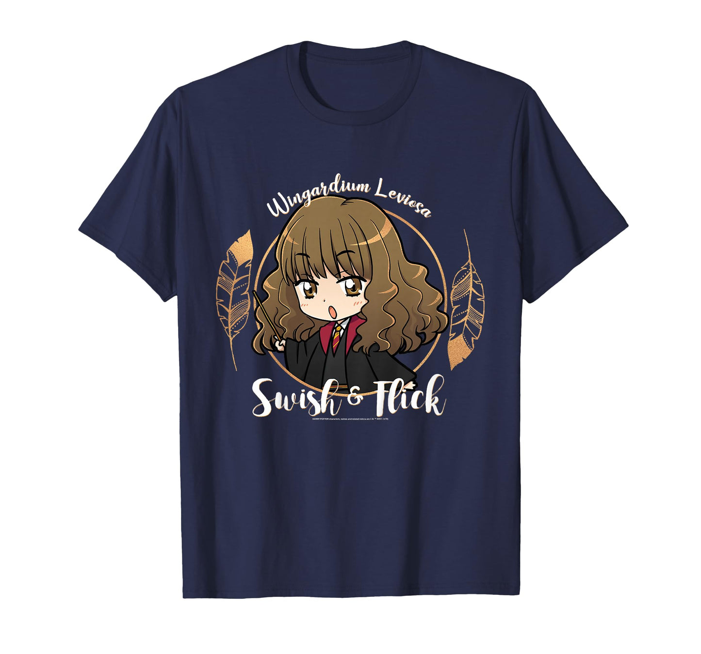 Kids Harry Potter Hermione Granger Swish and Flick Anime Portrait T-Shirt