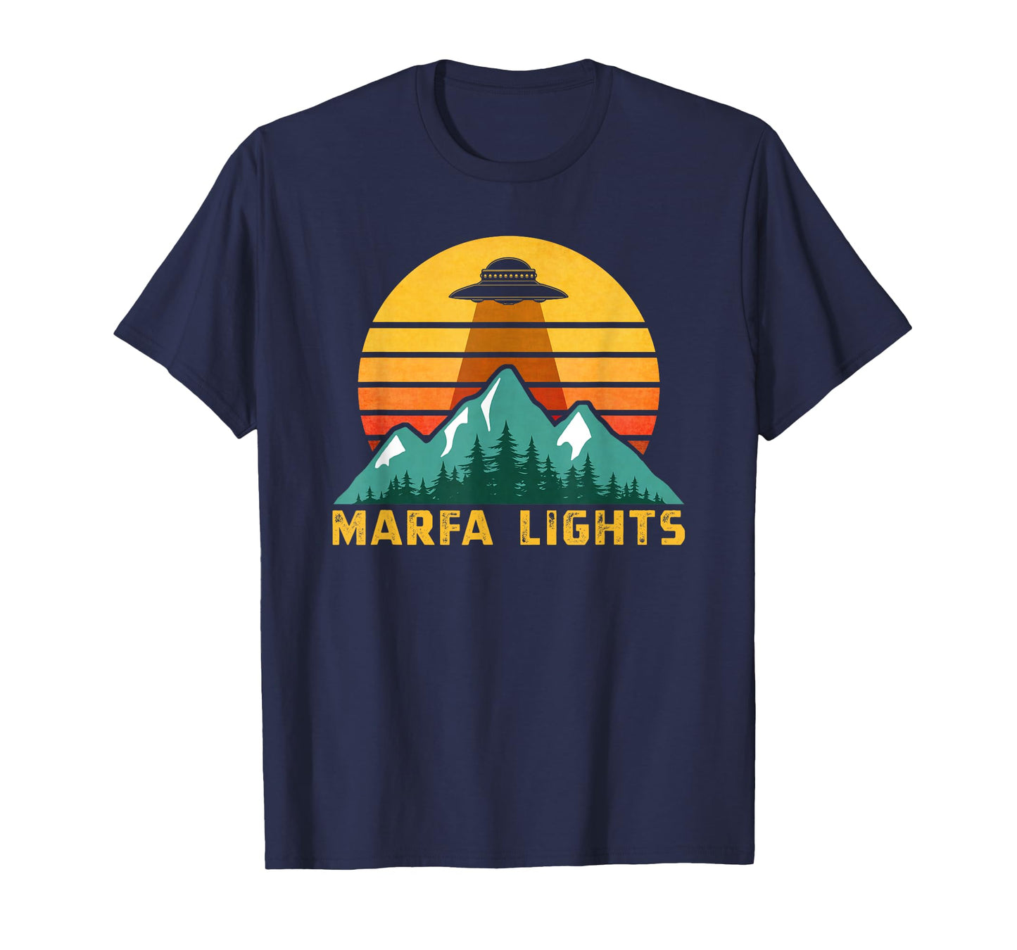 Marfa Lights Alien Shirt, Texas Flying Saucer Tee Gift T-Shirt
