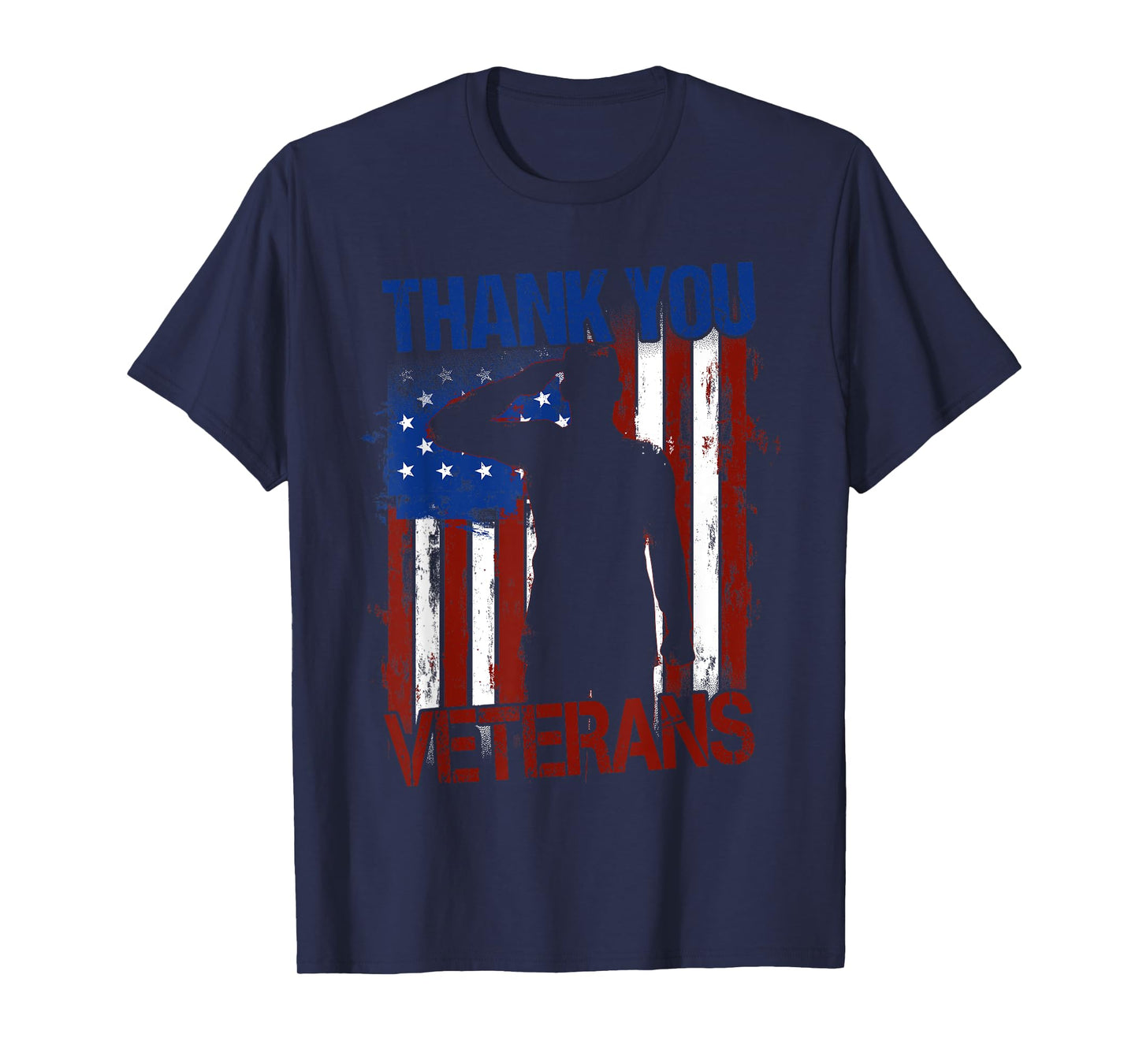 Thank You Veterans Service Patriot Veteran Day American Flag T-Shirt