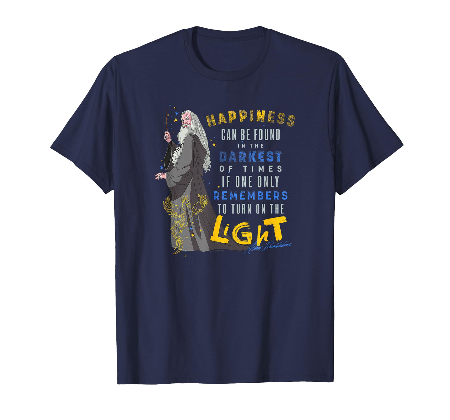Harry Potter Deathly Hallows 2 Albus Dumbledore Quote Poster T-Shirt