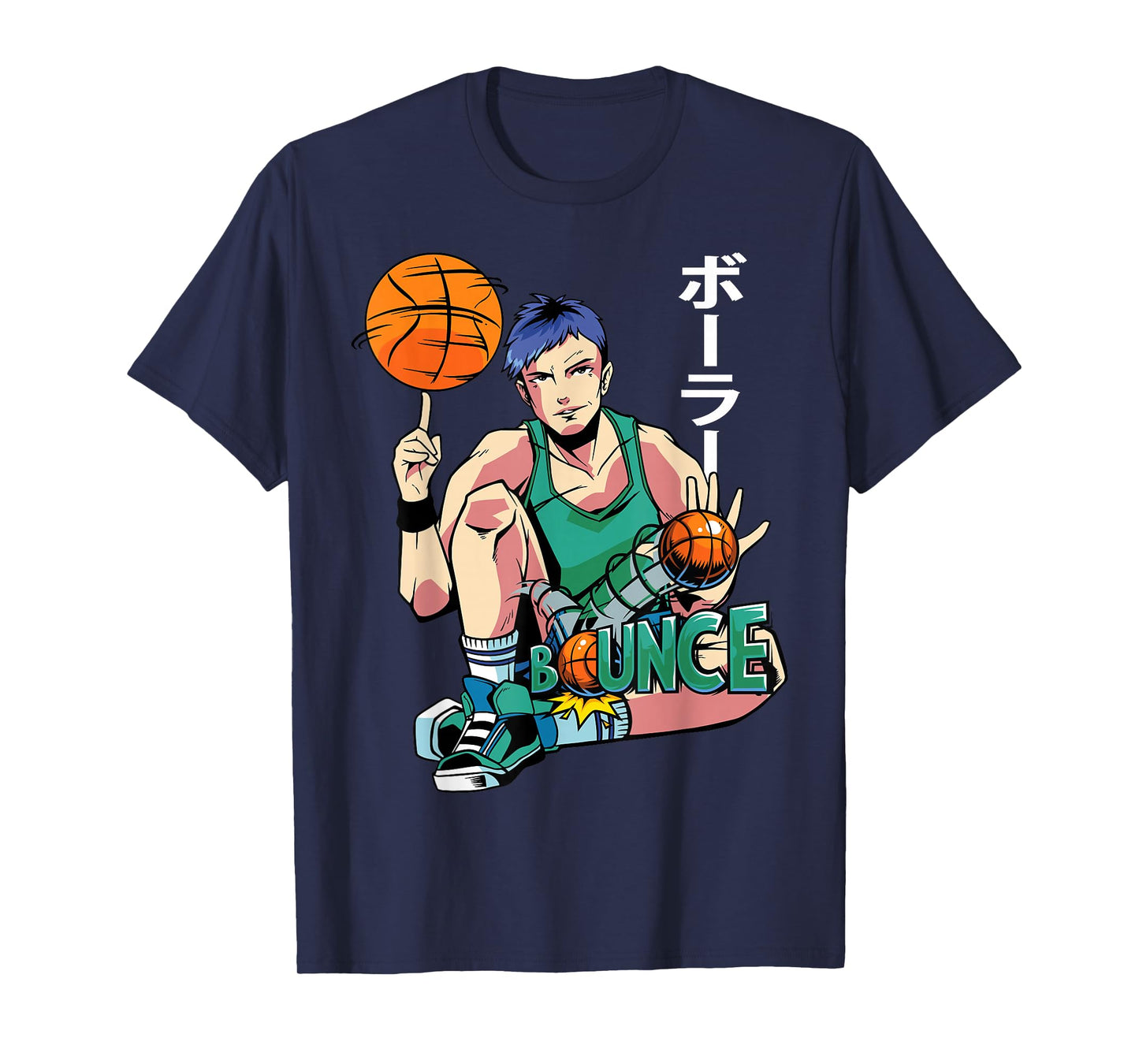 Anime Basketball - Japanese Aesthetics - Otaku - Manga T-Shirt