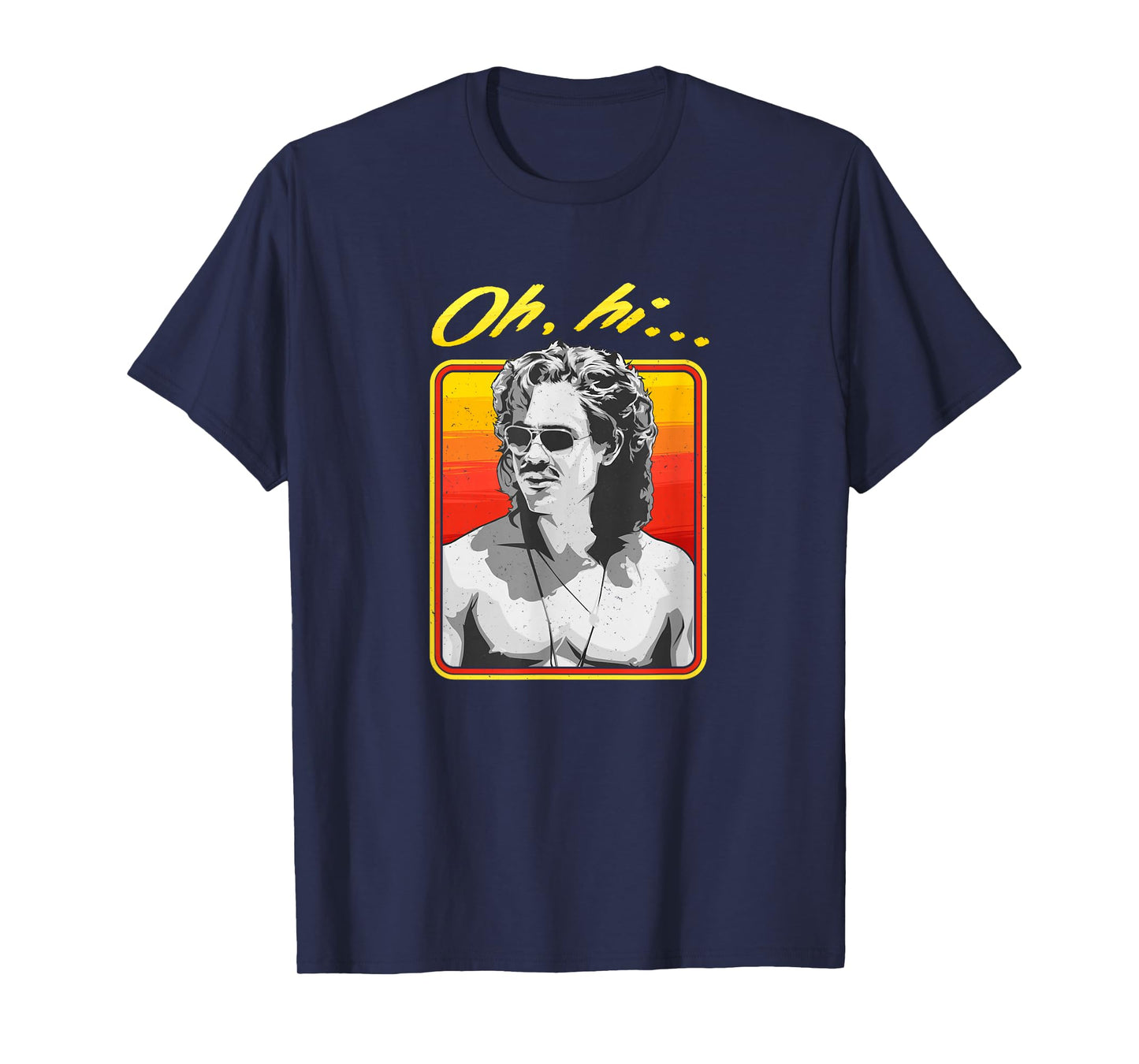 Stranger Things Billy Greyscale Oh Hi Boxed T-Shirt