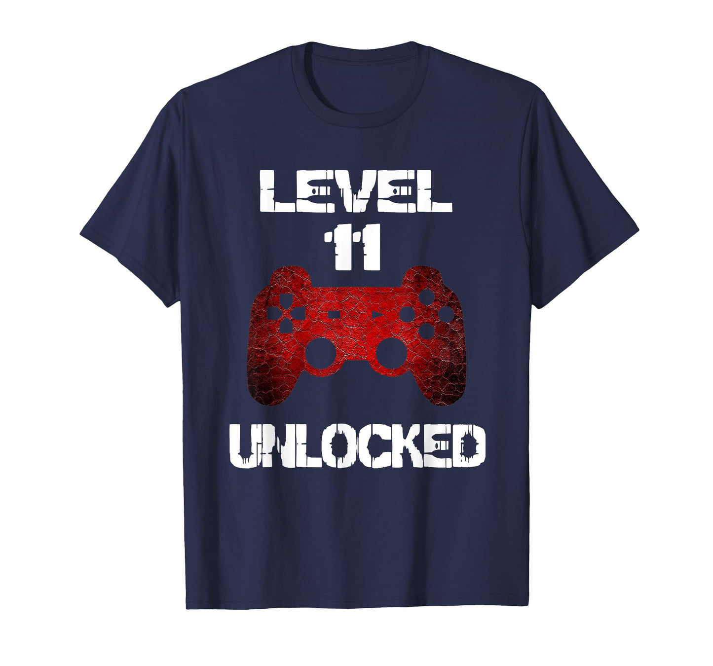 Level 11 Unlocked Boys 11th Birthday 11 Year Old Gamer T-Shirt