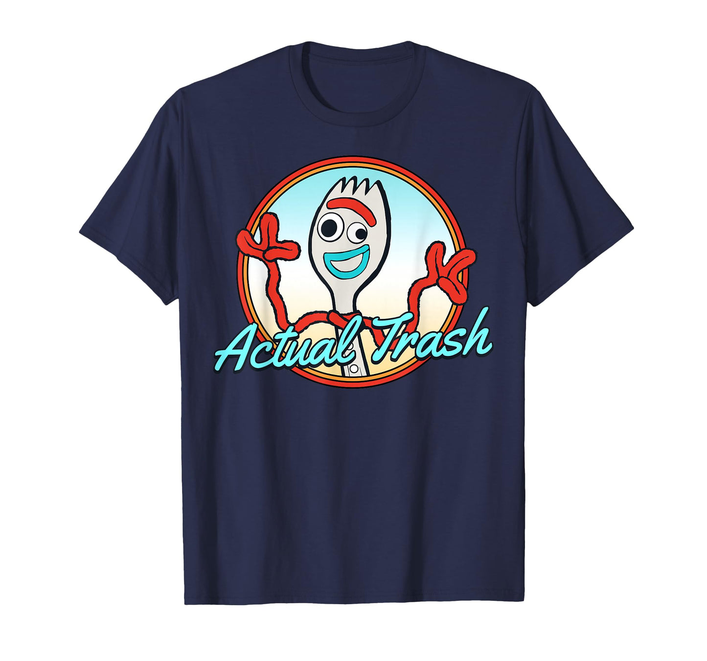 Disney Pixar Toy Story Forky Actual Trash Portrait T-Shirt