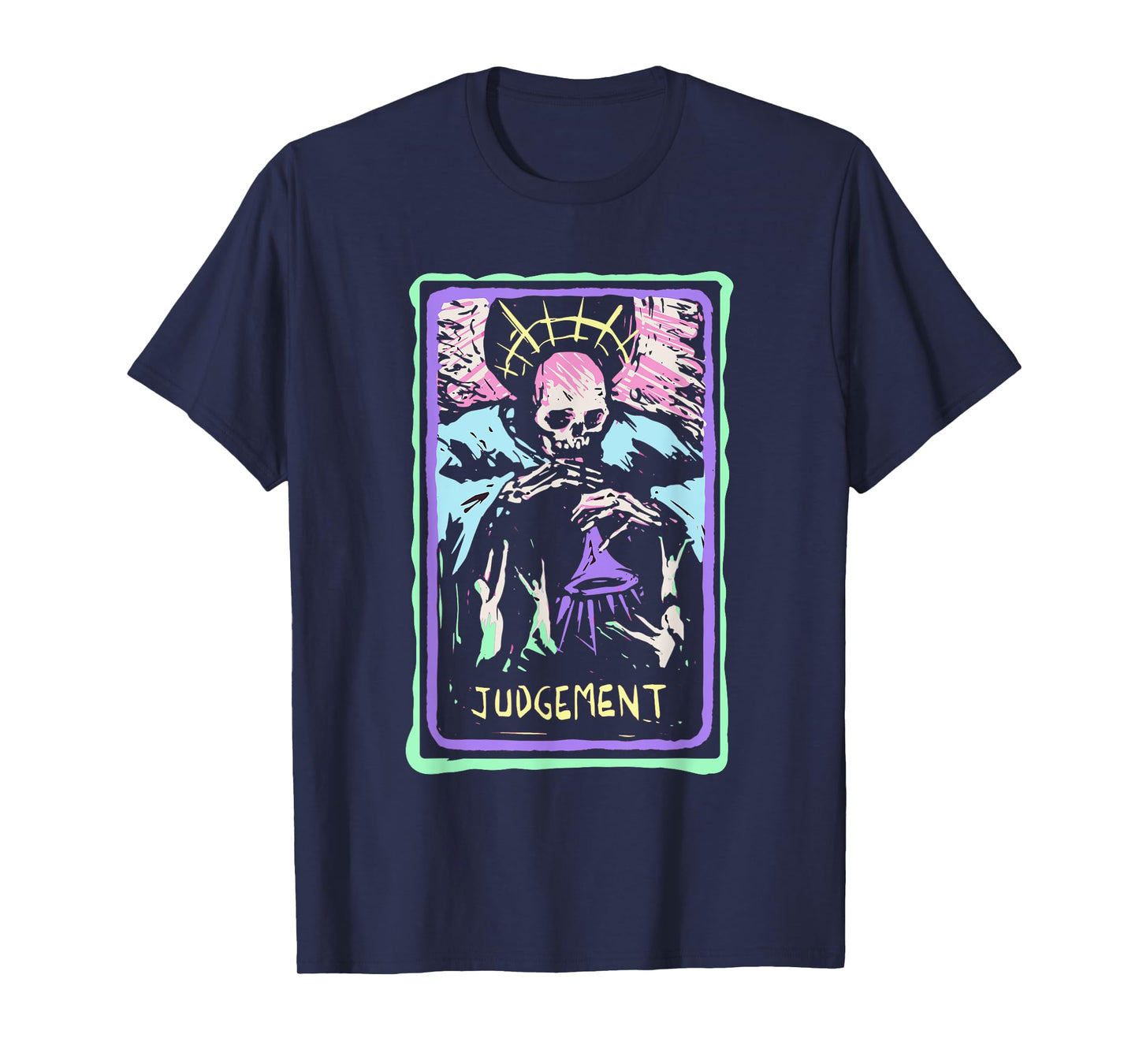Judgement Tarot Card Witchcraft Occult Pastel Goth Skeleton T-Shirt