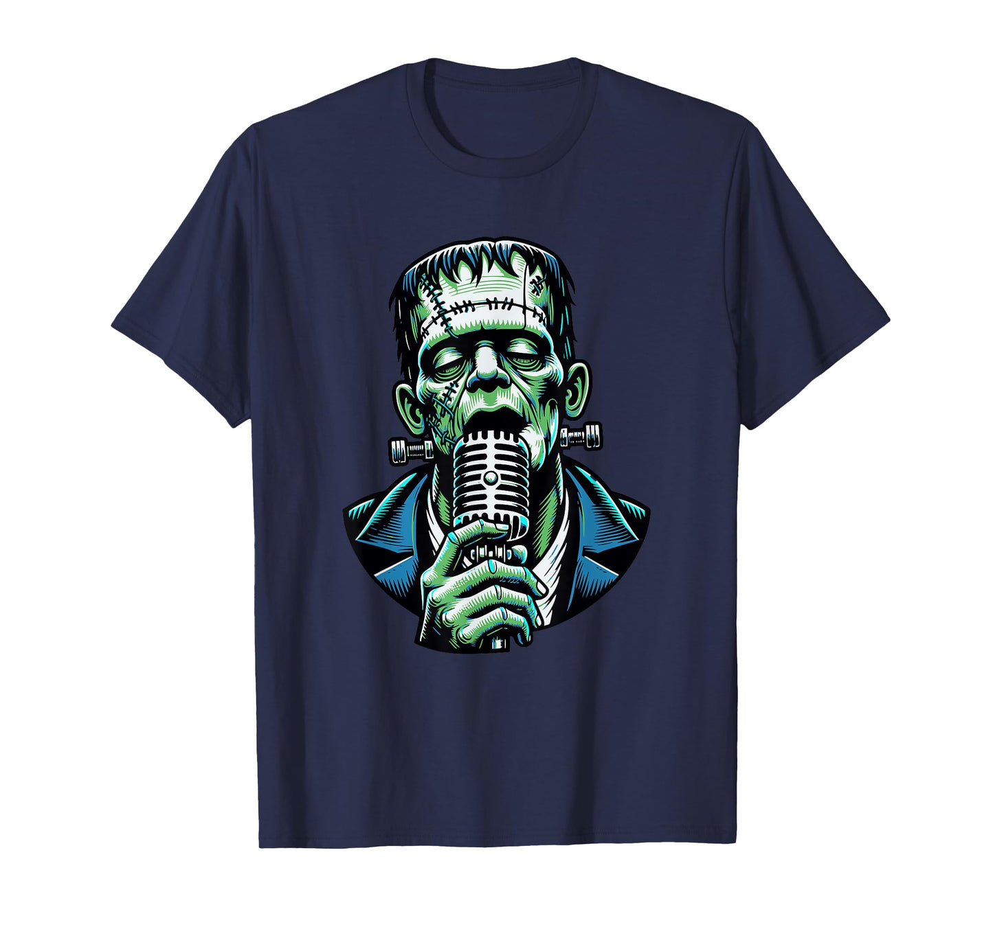 Monster Singing Rock'n'Roll Rockabilly Psychobilly T-Shirt