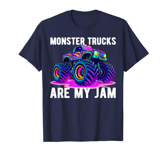 Monster Trucks Are My Jam Monster Truck T-Shirt