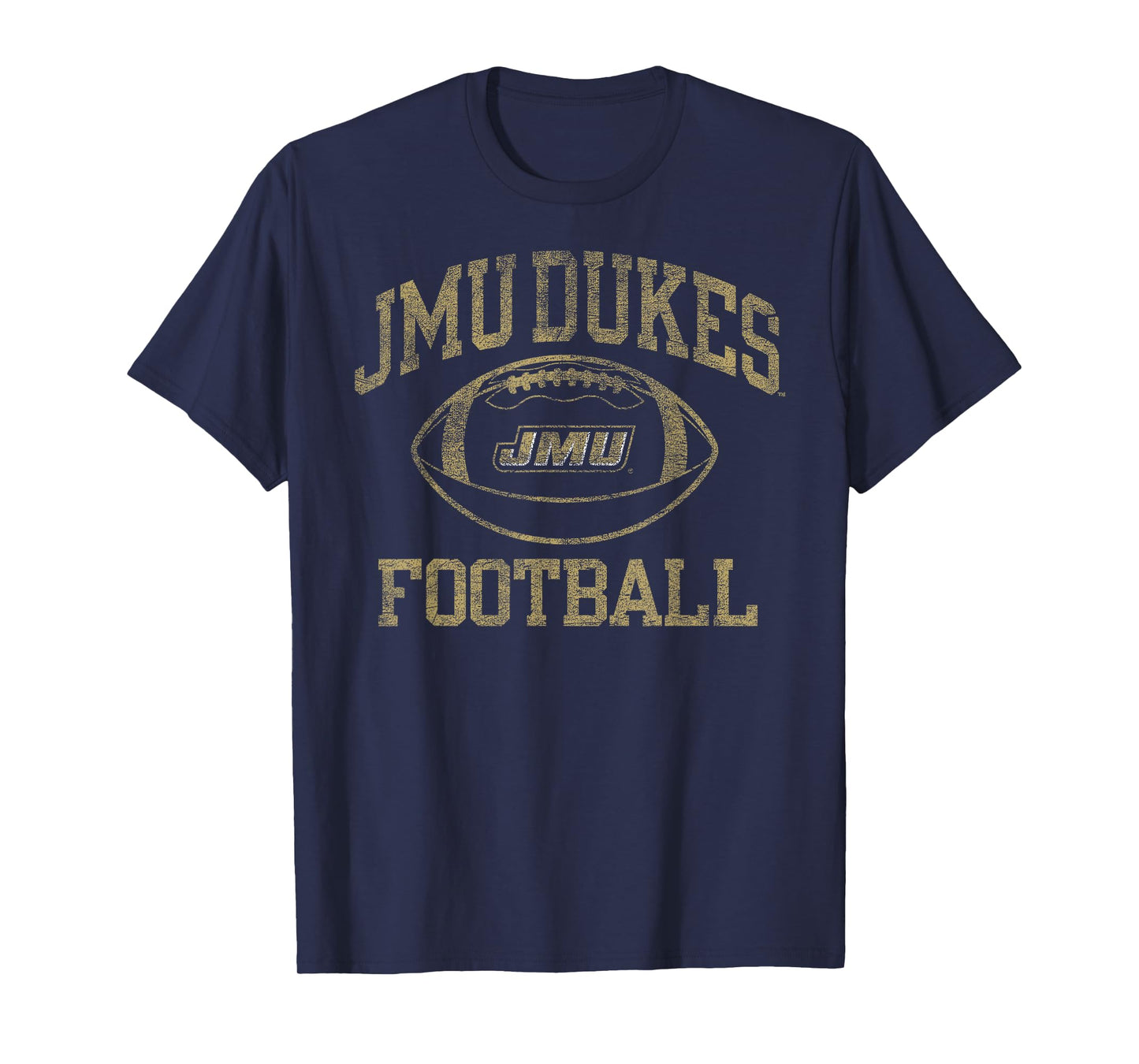 James Madison Dukes Football Intensity Vintage Purple T-Shirt