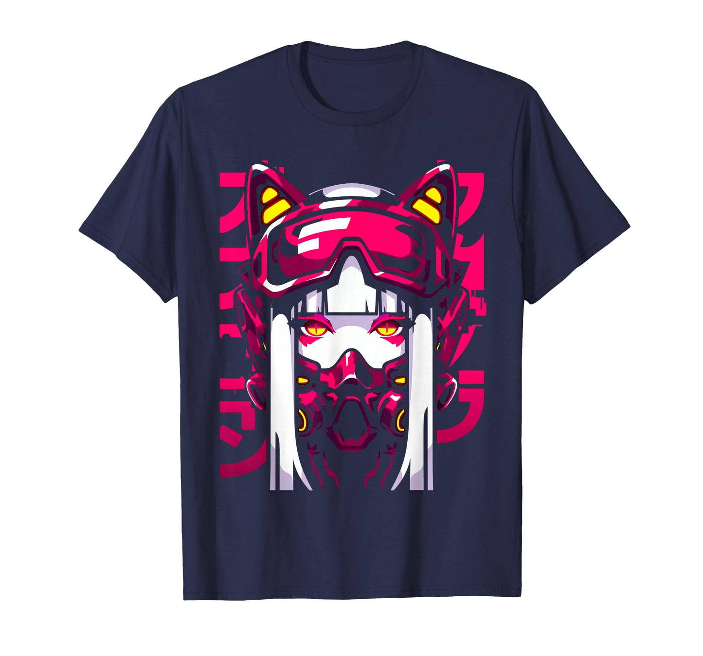 Anime Manga Cyberpunk Aesthetic Techwear Harajuku Waifu T-Shirt