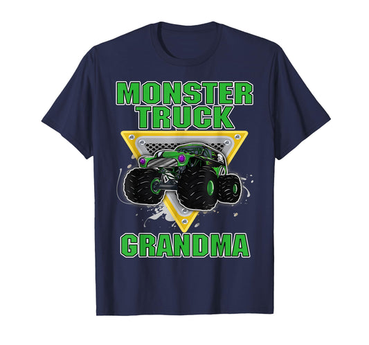 Monster Trucks GRANDMA Grandmother Truck Lover Truck Fans T-Shirt