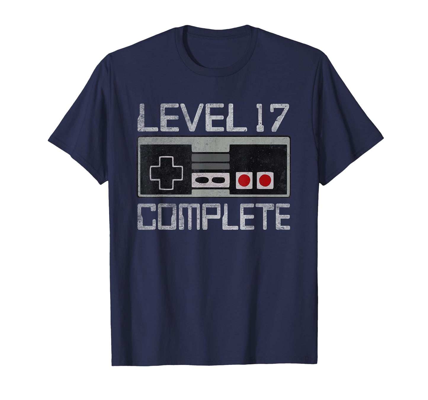 Level 17 Complete 17 Year 17th Wedding Anniversary For Him T-Shirt