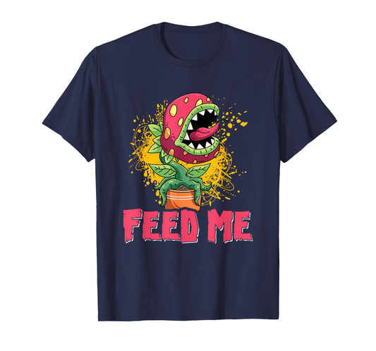 Gardening Lover Gardener Halloween Monster Plant Feed Me T-Shirt