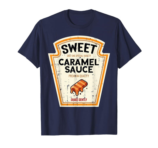 Halloween Caramel Sauce Funny Food Costume Women Men Kids T-Shirt