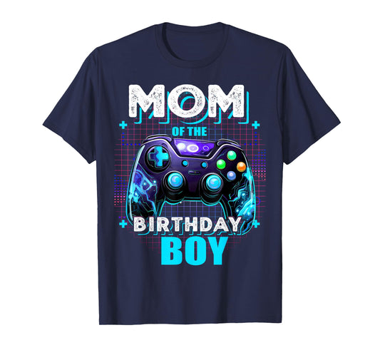 Mom of the Birthday Boy Matching Video Game Birthday Party T-Shirt