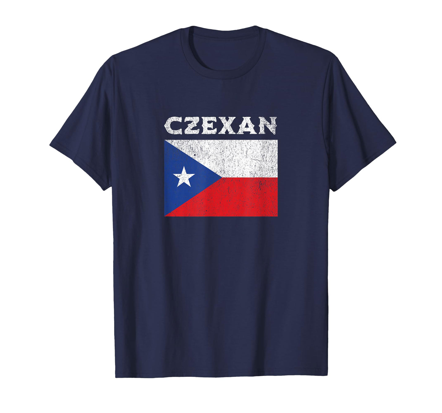 Czexan Flag Czech Texan T-Shirt