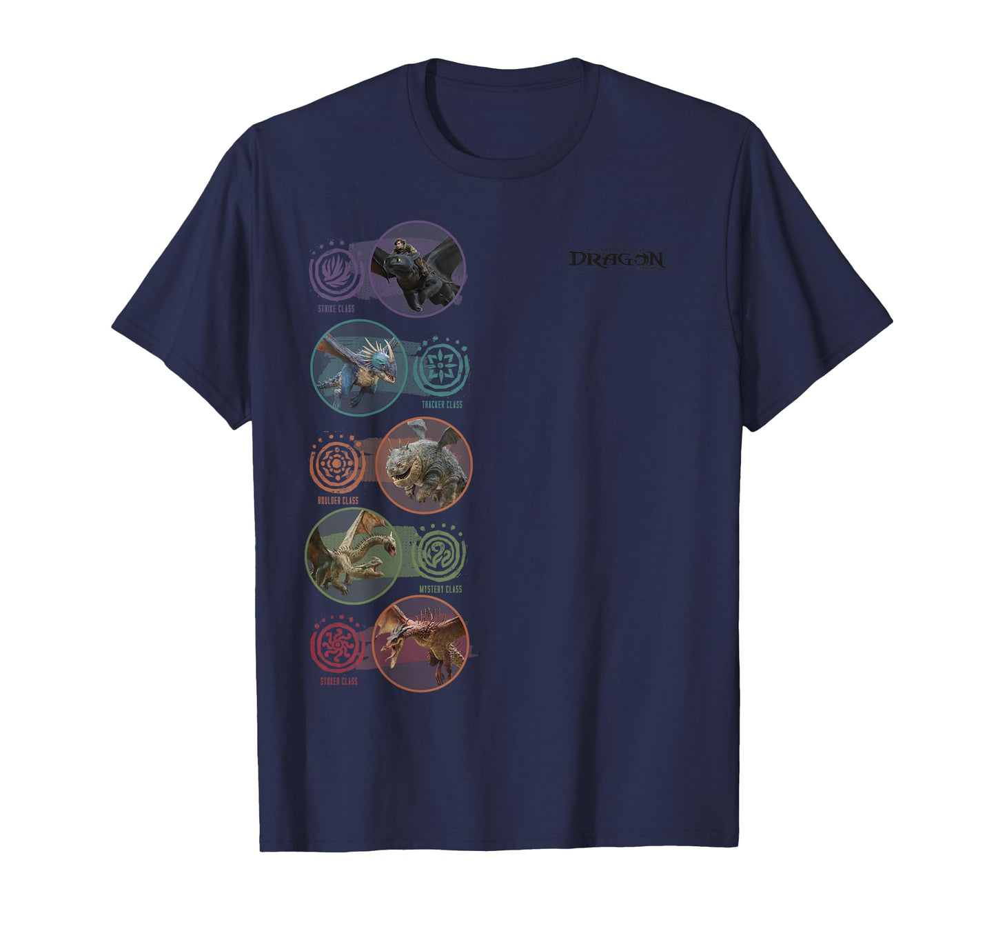 DreamWorks Dragons Class Types T-Shirt