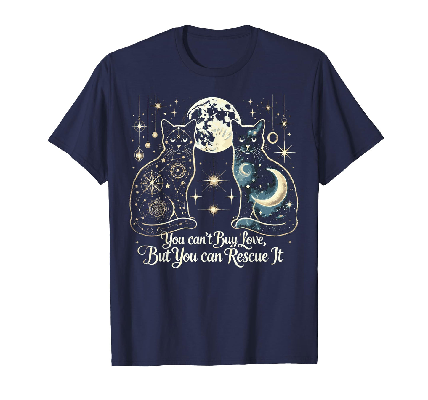Cat Rescue Sayings for Feral Kitten Animal Rescuer T-Shirt