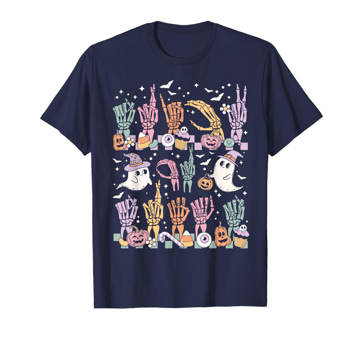 Trick or Treat ASL Hands American Sign Language Halloween T-Shirt
