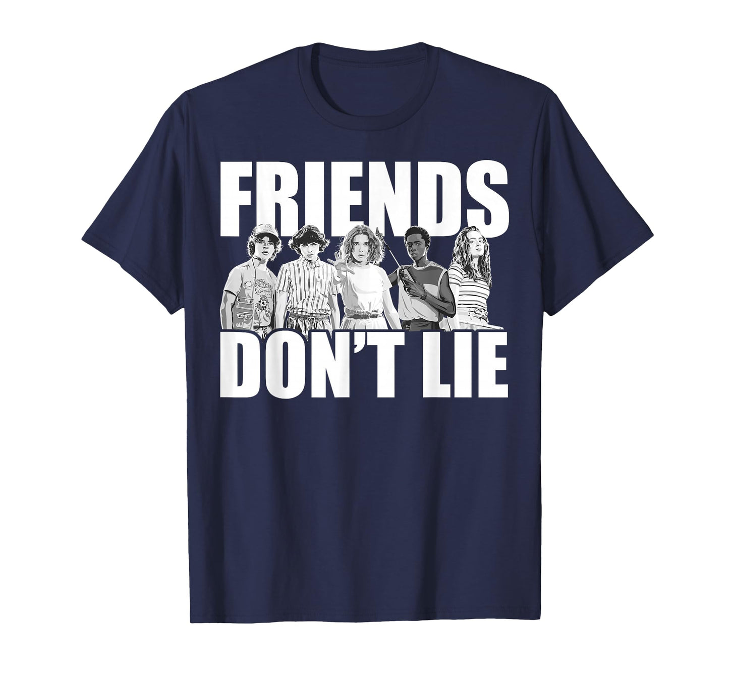 Netflix Stranger Things Friends Don't Lie Group Shot T-Shirt
