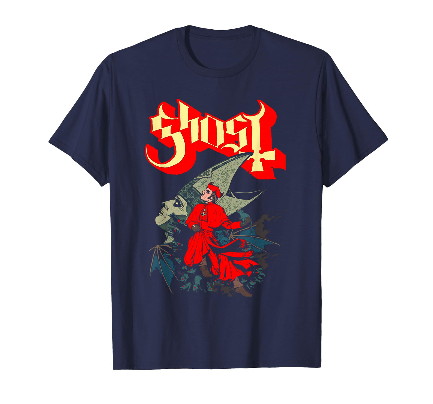 Ghost – Cardinal Pope And Rats T-Shirt