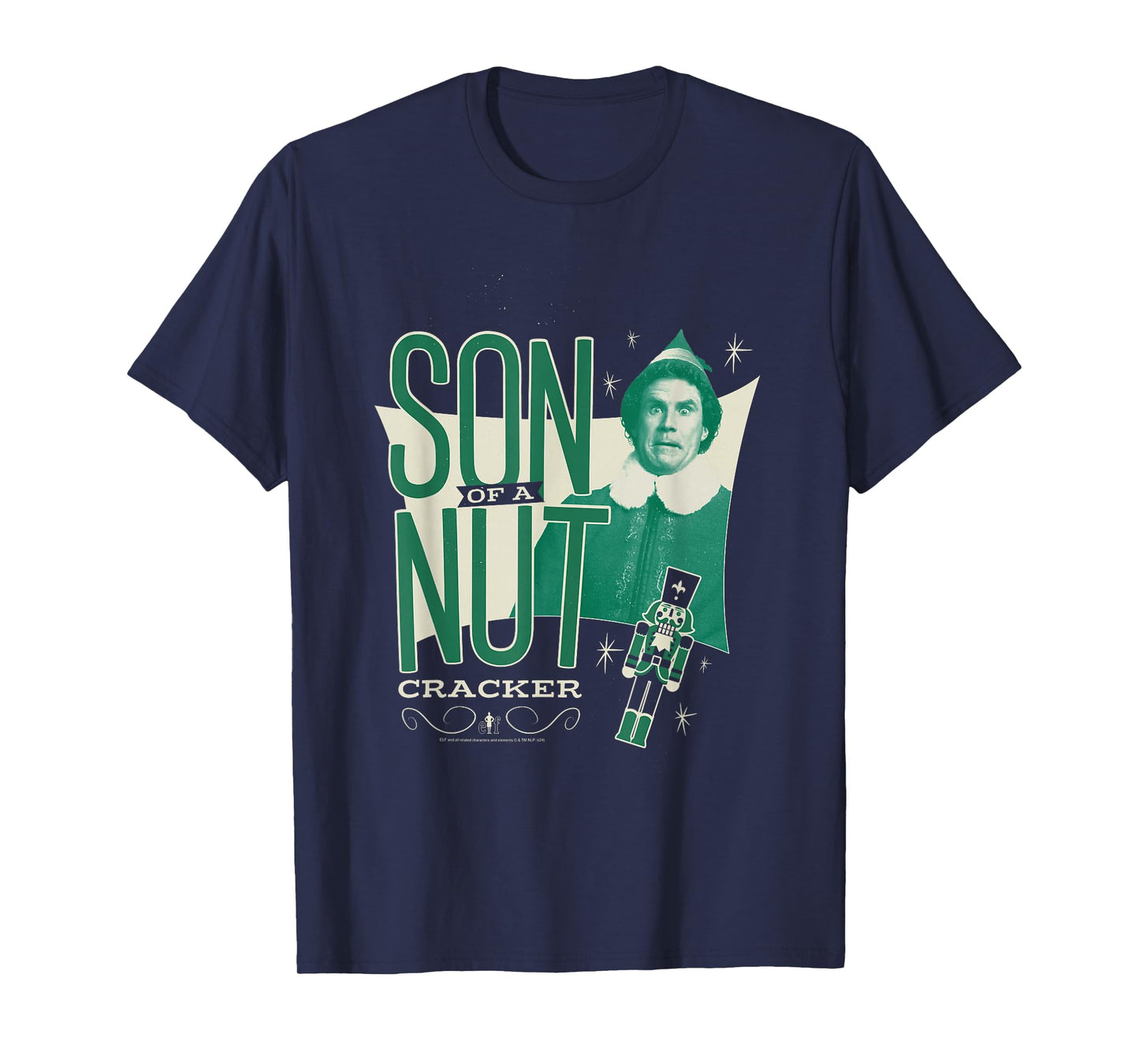 Elf Vintage Buddy Son of a Nutcracker Funny Christmas T-Shirt