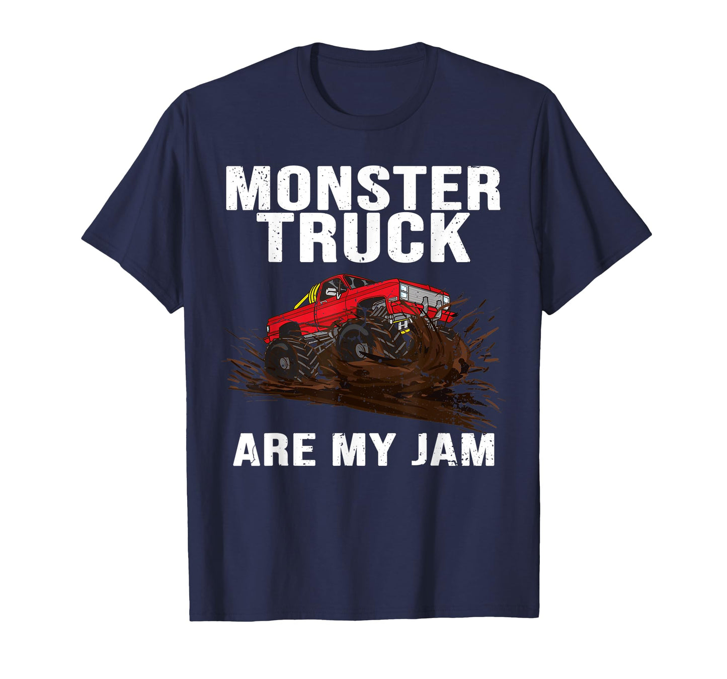 Vintage Monster Truck Are My Jam Retro Sunset Engines Gifts T-Shirt