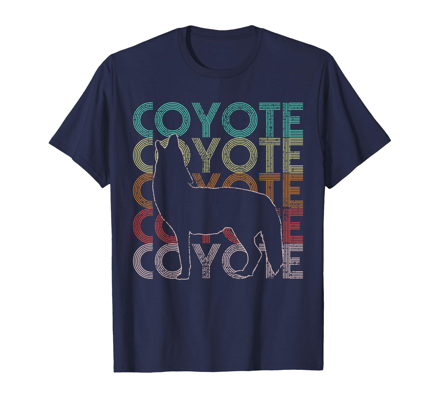Coyote Retro Vintage T-Shirt