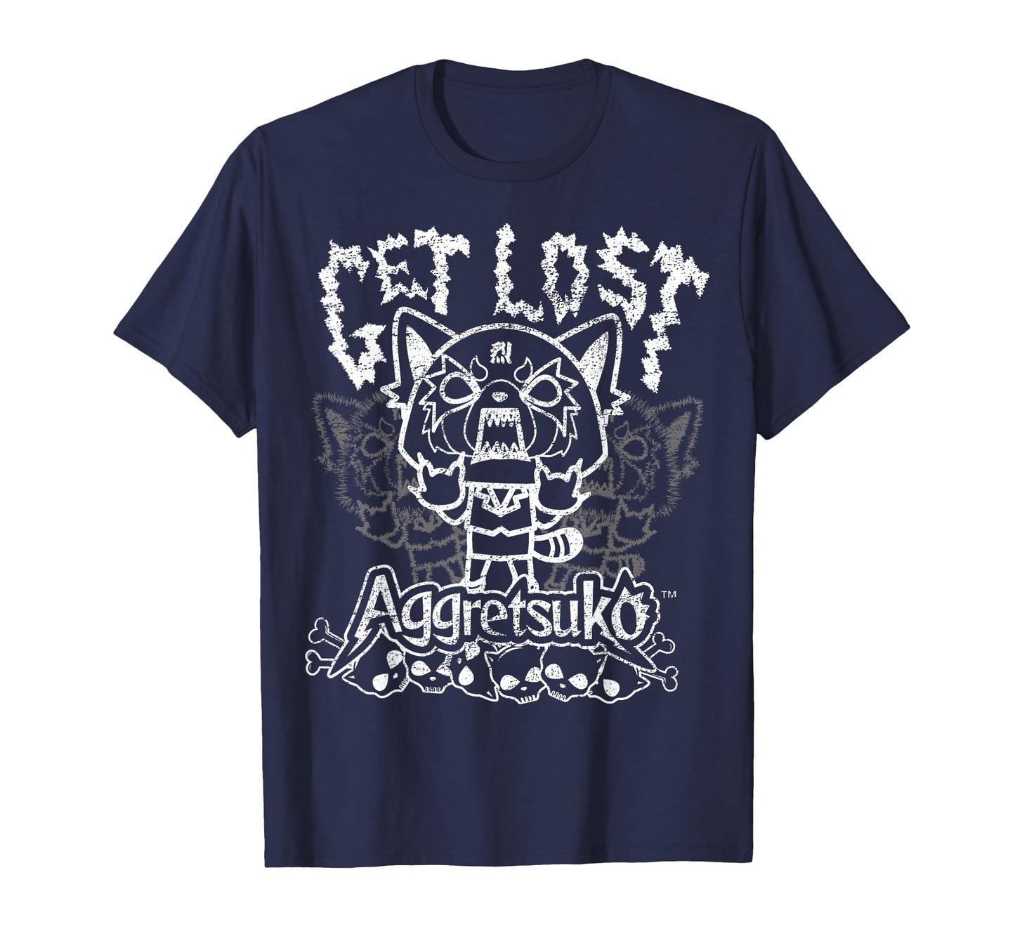 Aggretsuko Get Lost Rage Tee Shirt T-Shirt