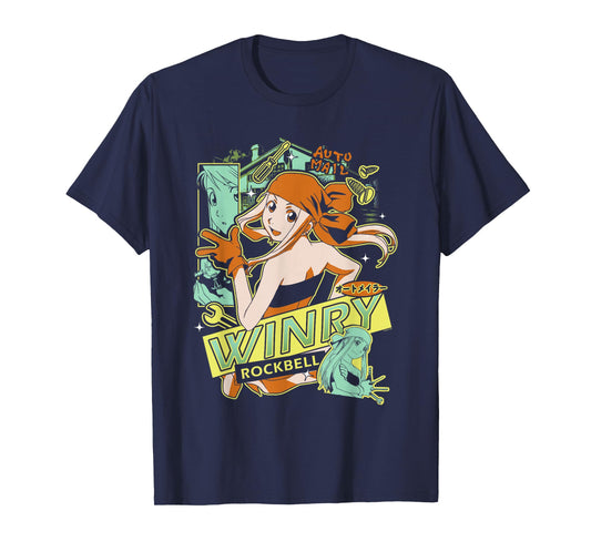 Fullmetal Alchemist: Brotherhood Winry Collage Anime T-Shirt