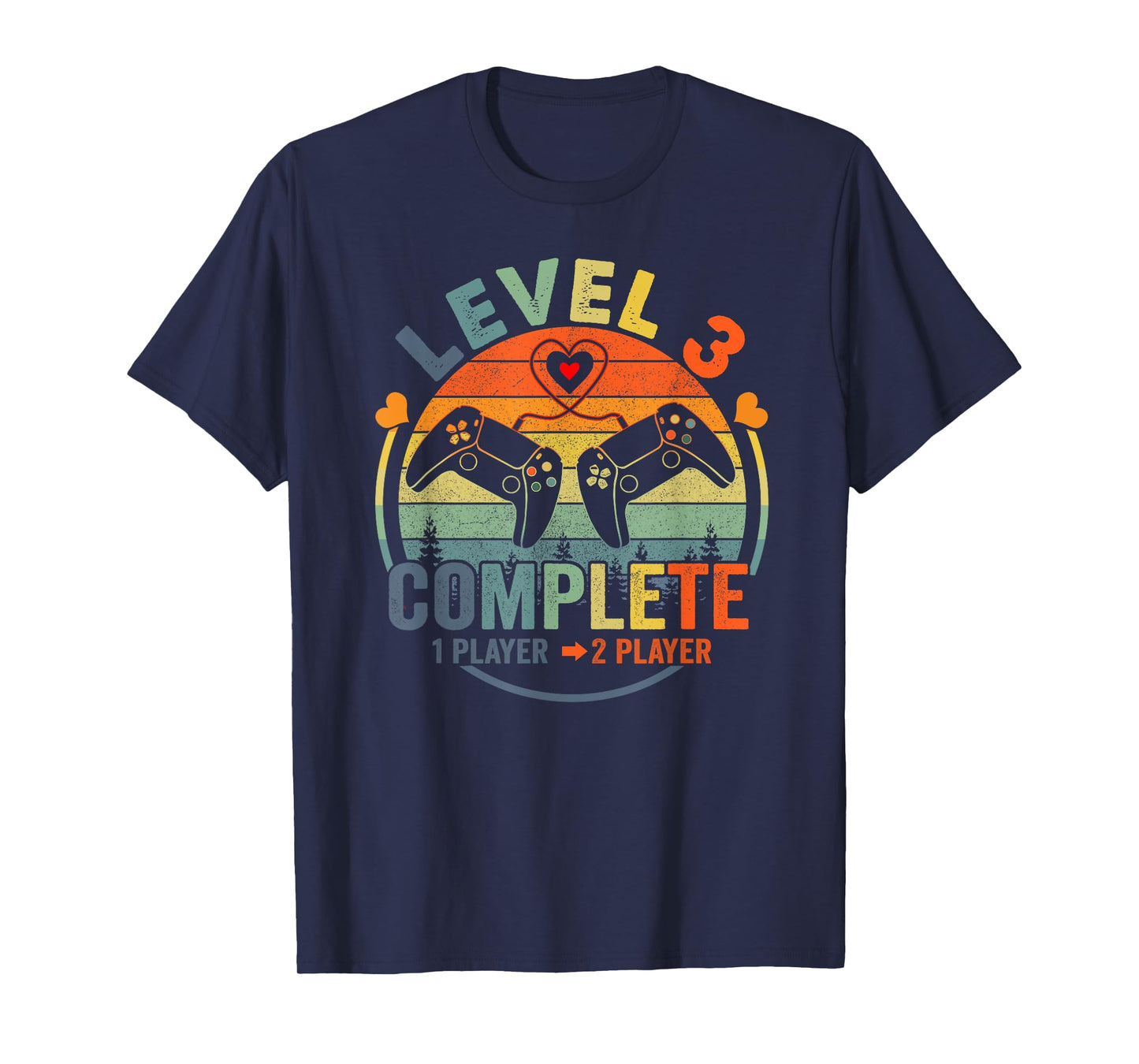 Gamer 3rd Wedding Anniversary Level 3 Complete Anniversary T-Shirt