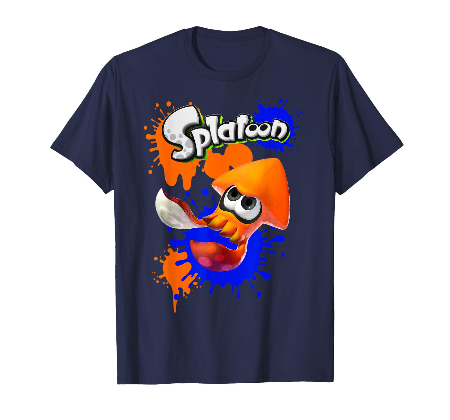 Nintendo Splatoon Orange Inkling Super Splat Graphic T-Shirt T-Shirt