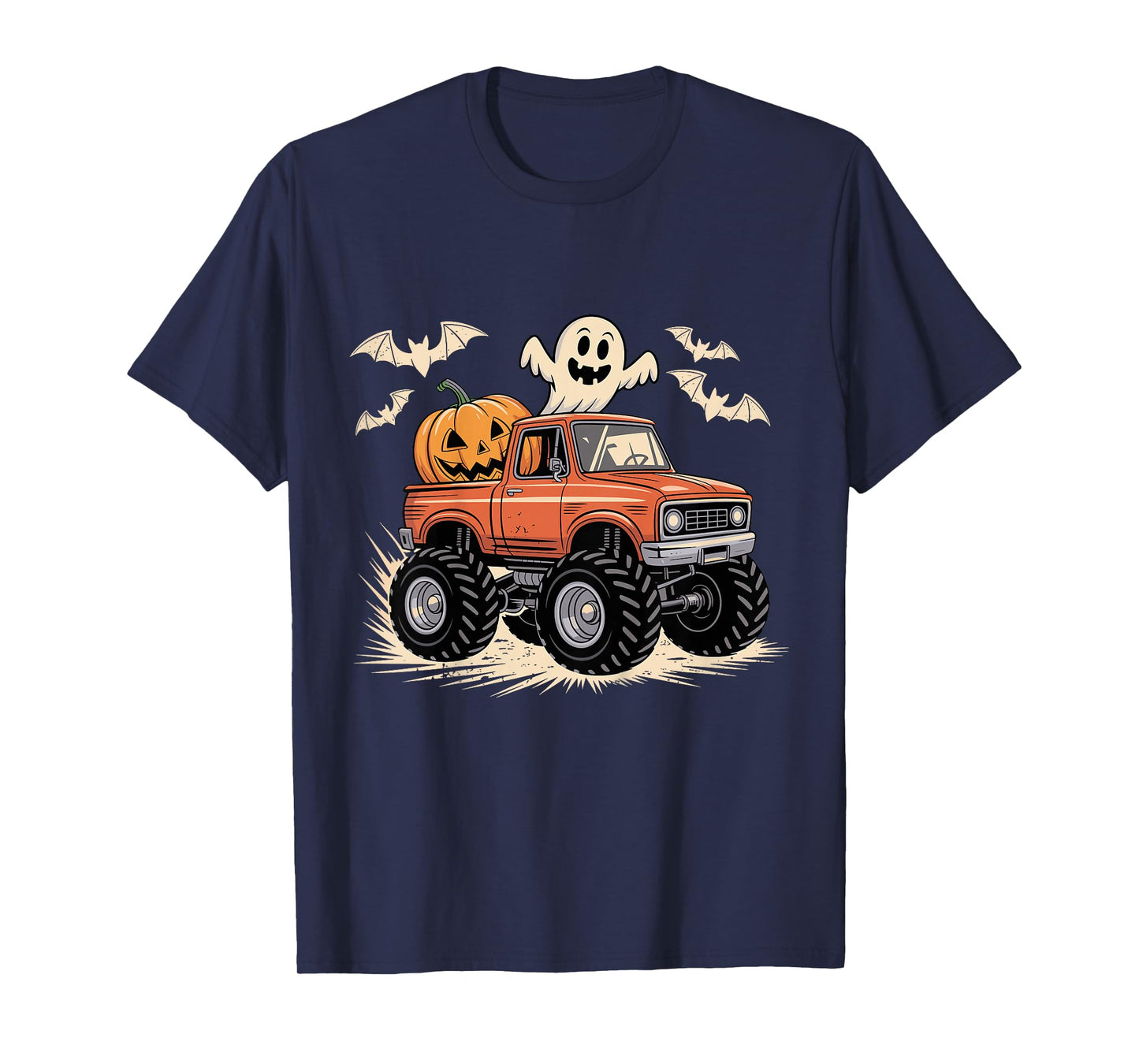 Kids Monster Truck Halloween Costume for Boys Kids T-Shirt