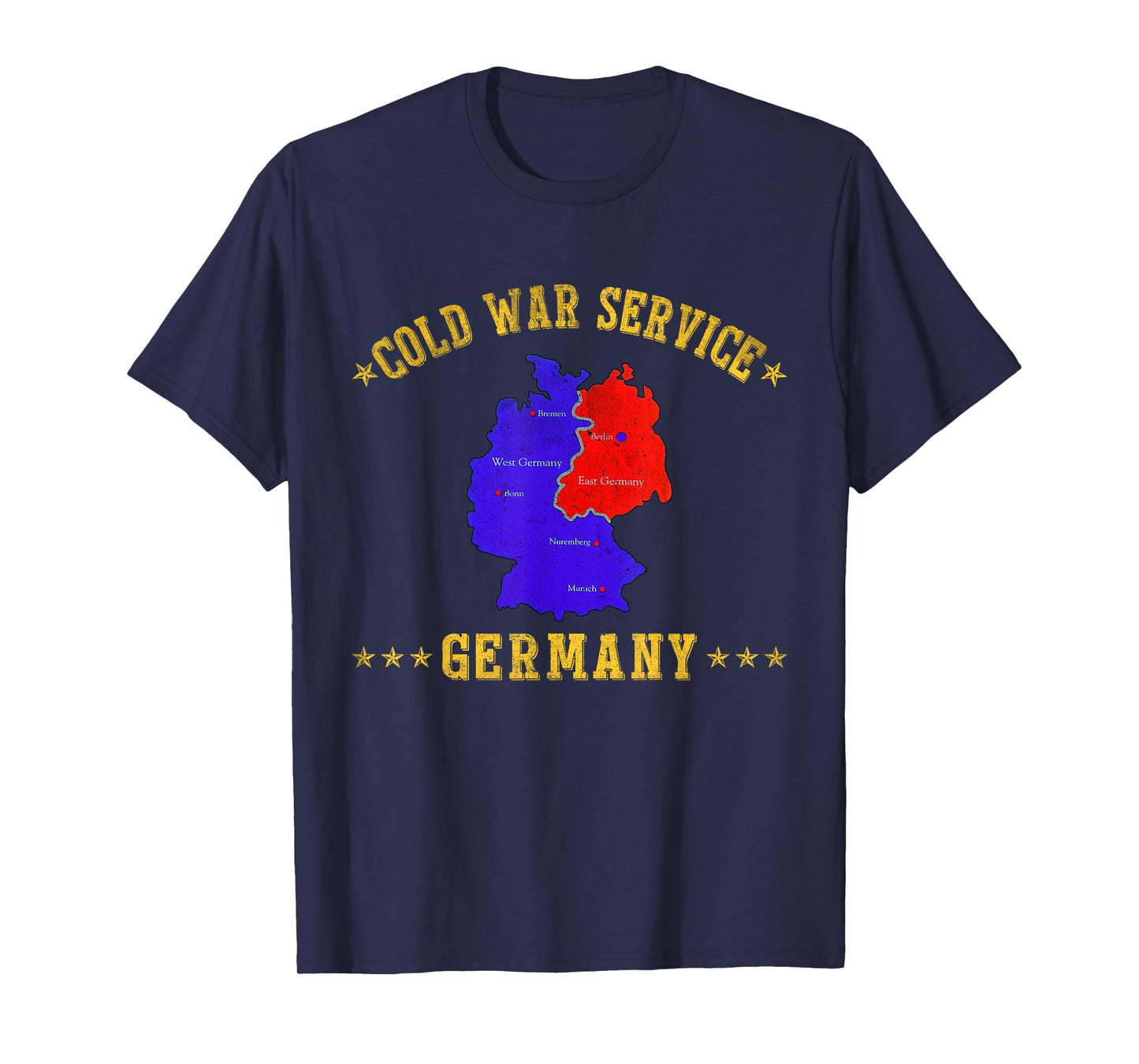 Cold War Service Germany Military Veterans Day Military Papa T-Shirt