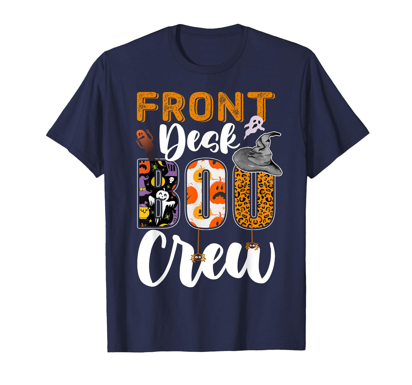 Front Desk Boo Crew Halloween Matching Lobby T-Shirt