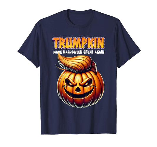 Trumpkin Make Halloween Great Again Trump Jack O Lantern T-Shirt
