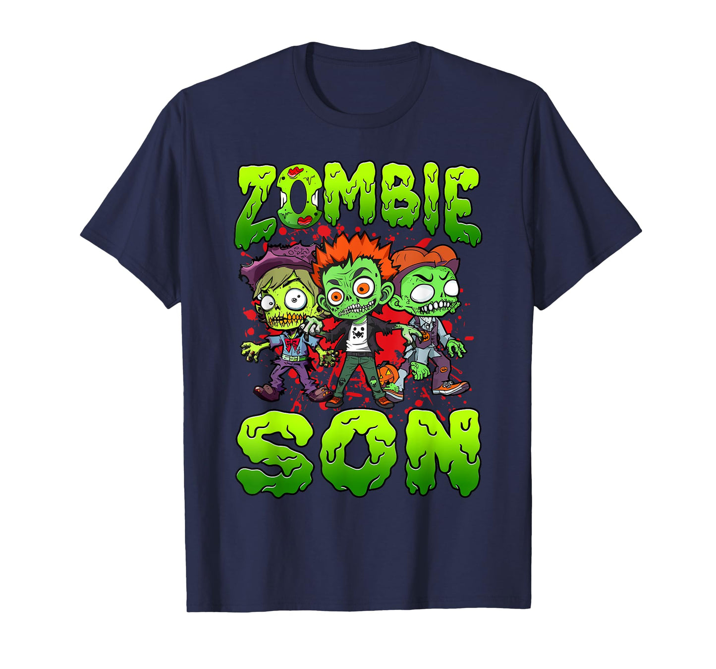 Zombie Son Halloween Costume Family Matching T-Shirt