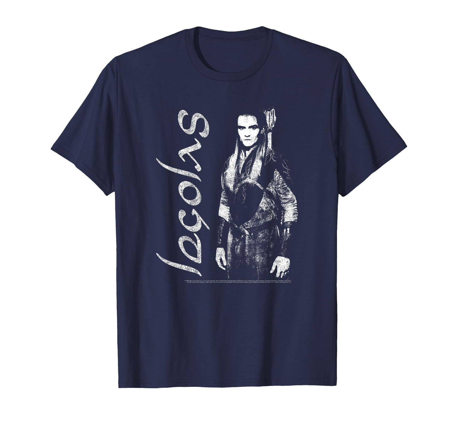 Lord of The Rings Legolas Distressed Poster T-Shirt