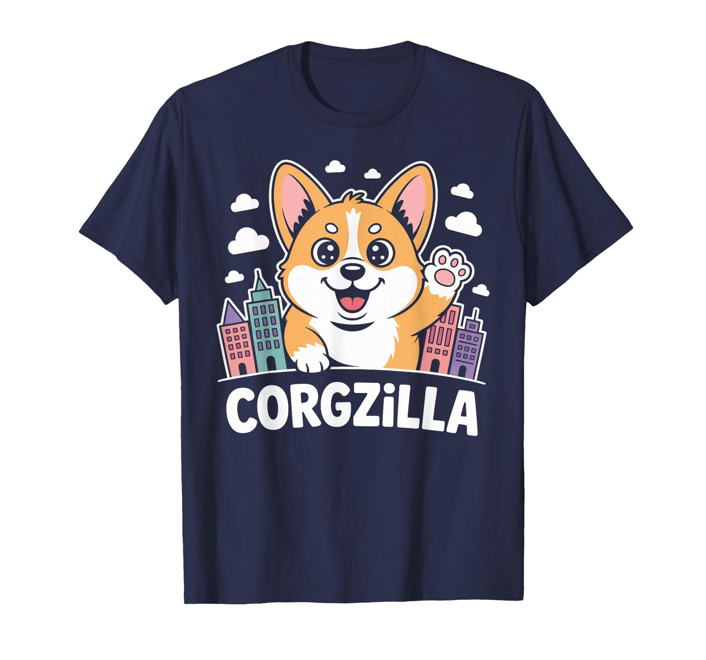CORGZILLA Corgi Monster Humor for Dog Lovers T-Shirt