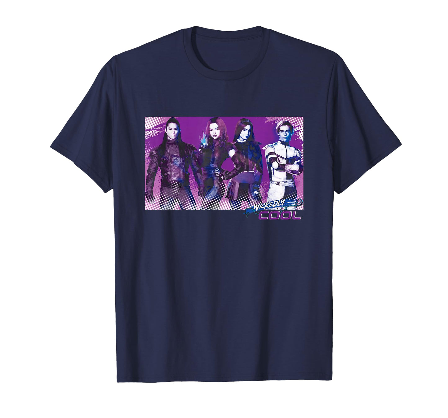 Descendants 3 Carlos Mal Jay Evie Wickedly Cool T-Shirt T-Shirt