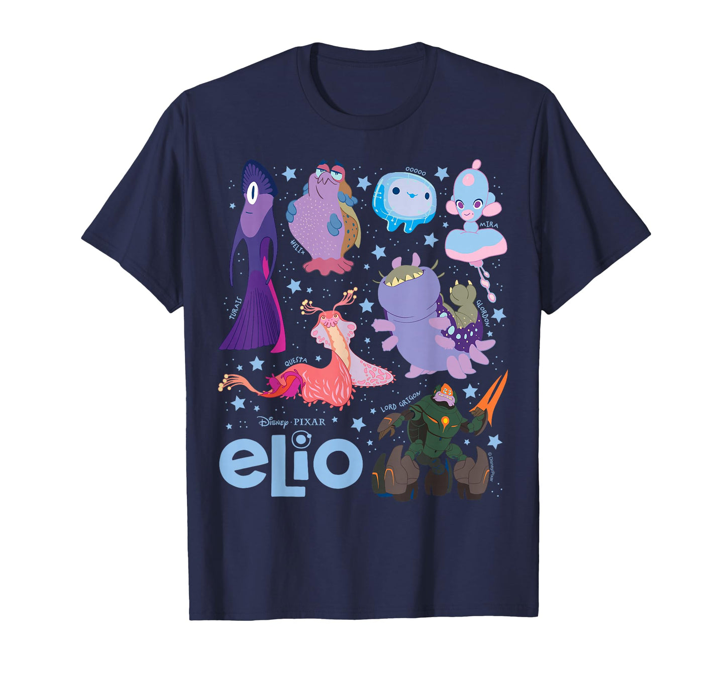 Elio Alien Cosmic Design T-Shirt