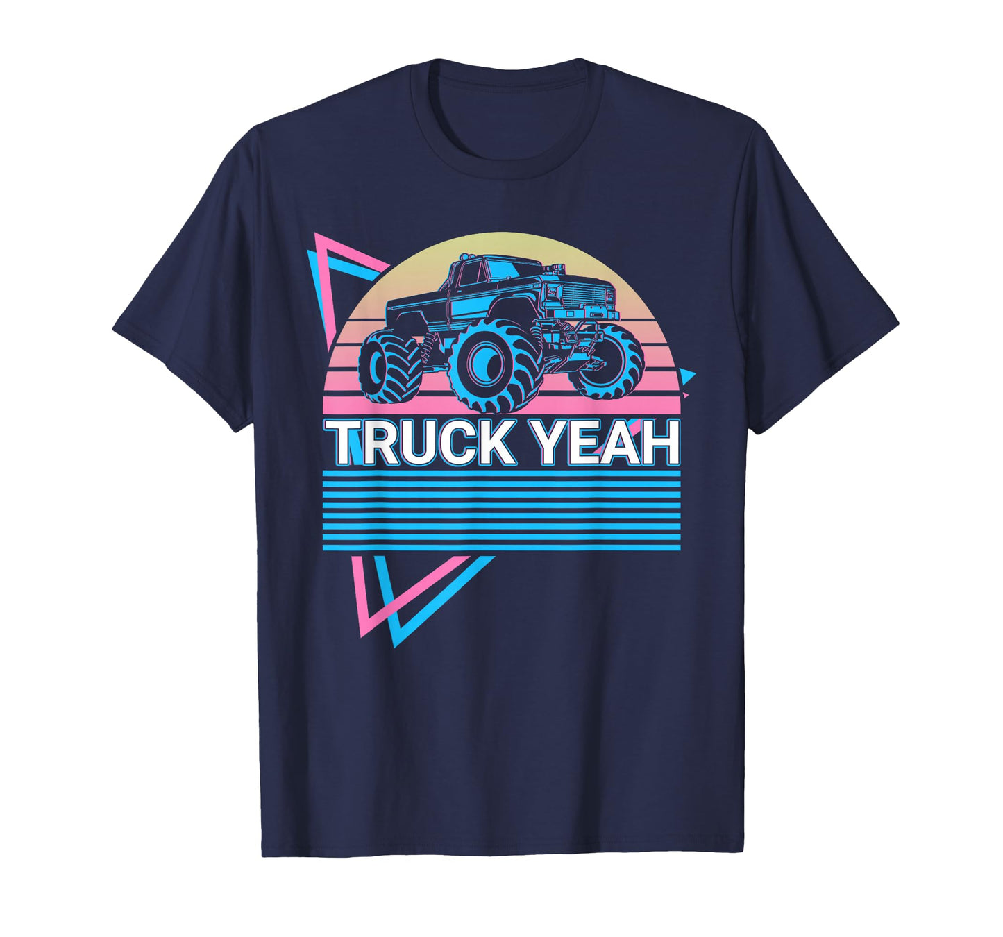 Monster Truck Retro Truck Yeah T-Shirt