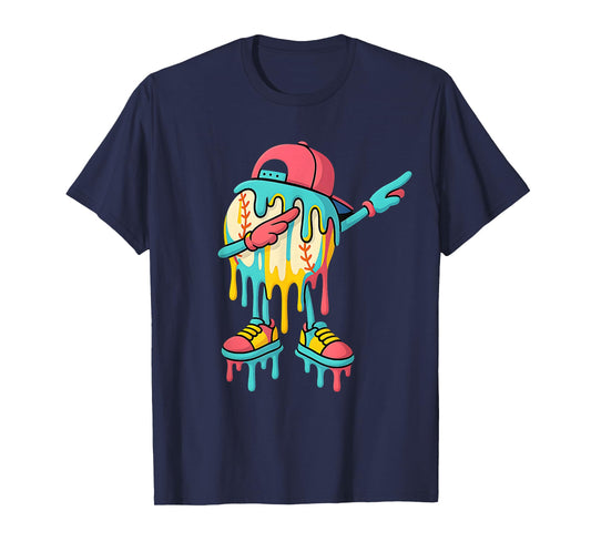 Baseball Lifestyle 101 Apparel Youth Baseball Drip Icecream T-Shirt