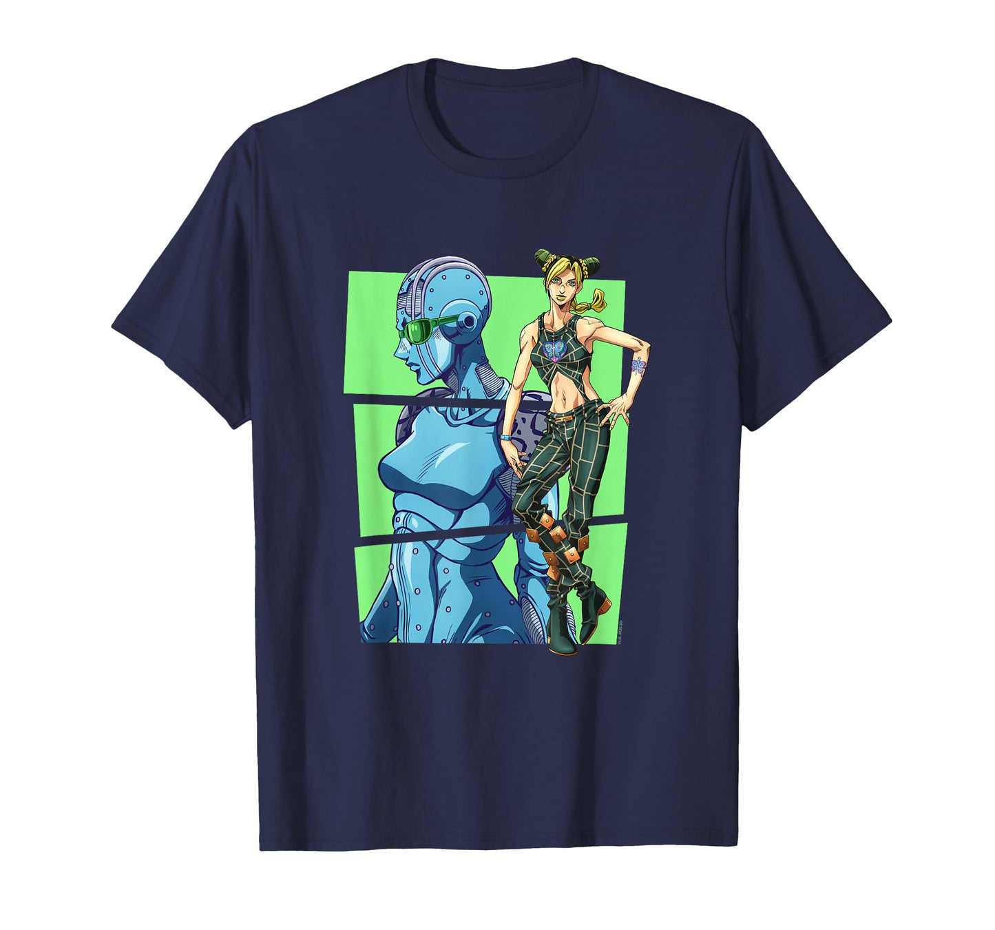JoJo's Bizarre Adventure Part 6 Jolyne & Stone Ocean Blocks T-Shirt